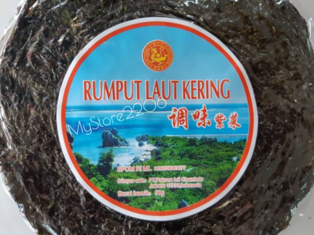 Rumput Laut Kering / Rumput Laut Bulat / Cichai / Cicai Bulat