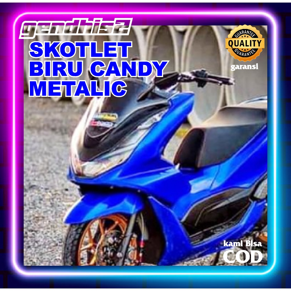 Skotlet Biru Maroon / Biru candy / biru candy metalik