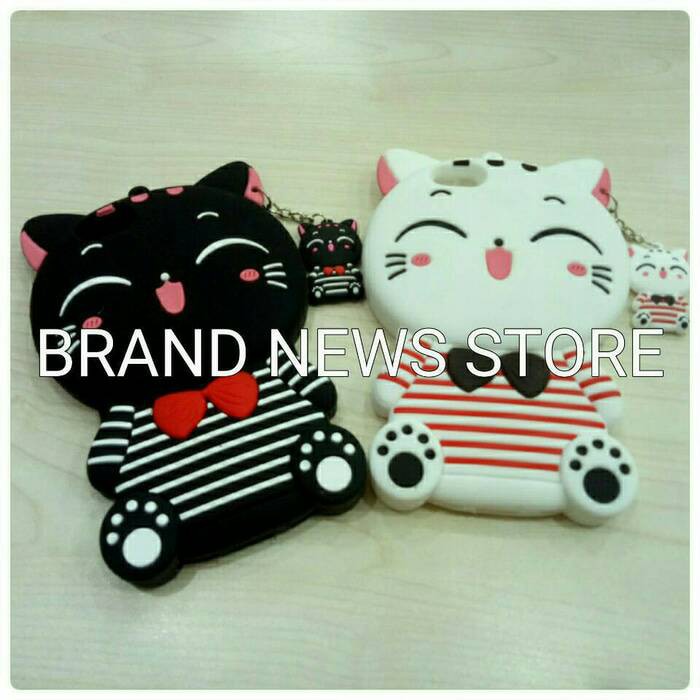 Case 4D CAT SMILE VIVO Y55/Karakter/Soft/Silikon/3D/MIMI CAT