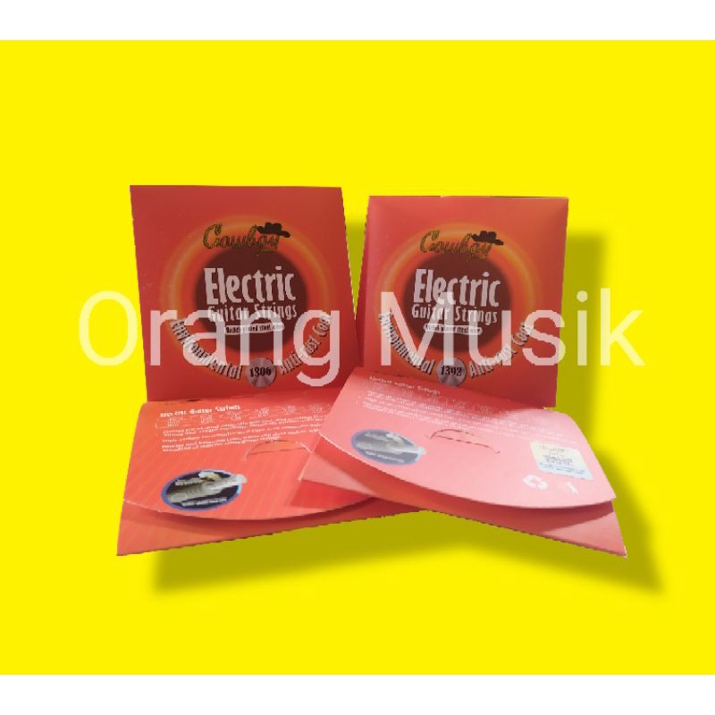 Senar Gitar Elektrik Cowboy Ukuran 09 010 Original Anti Rust Coat - Senar Cowboy Import Ukuran 0.09 0.10