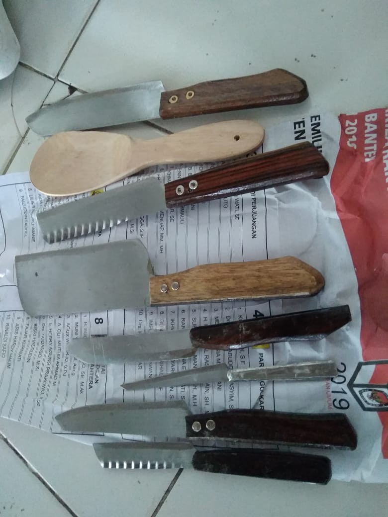 Pisau Set 7 Pcs Murah Promo - Pisau Acar Ikan Sayur Alat Dapur Cod ( Pisau Set 7 )