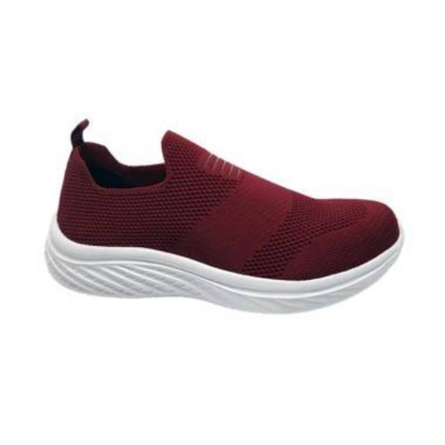 Sepatu Airmax casey maroon - sepatu slip on wanita - sepatu running