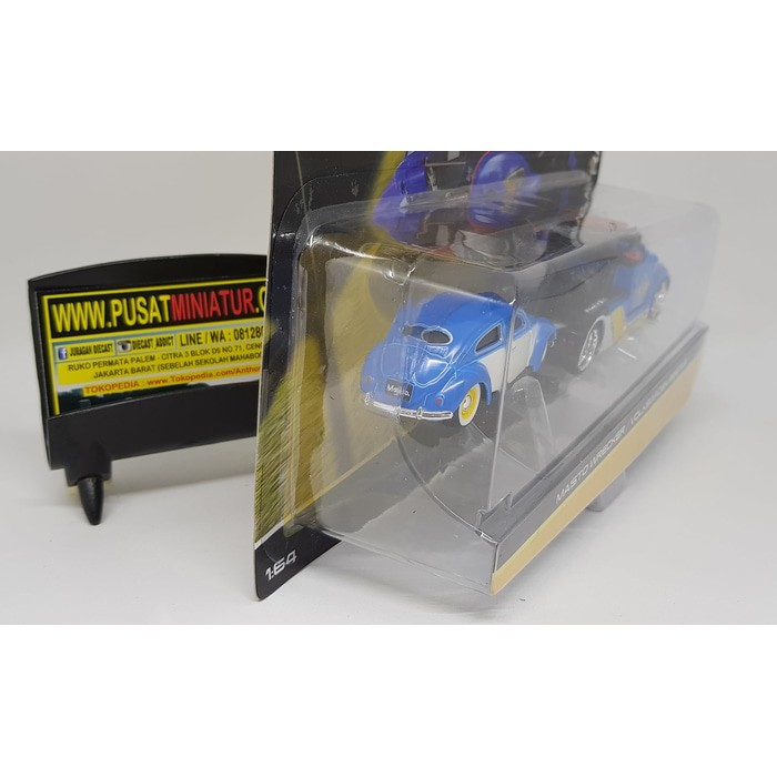 WRECKER - VOLKSWAGEN BEETLE - MAISTO DESIGN ELITE - TRANSPORTER