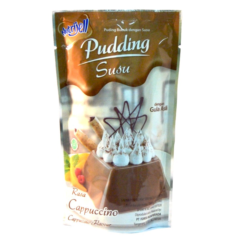 [Beli 1 Gratis 1 Kerokan Kelapa] Nutrijell Pudding Susu - Puding Lapis - Puding Santan 145 gr (Forisa)