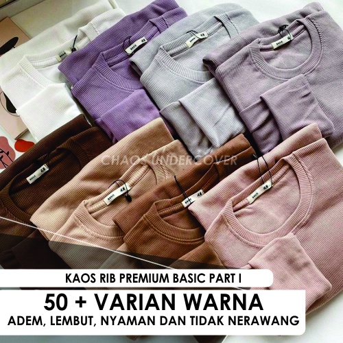 Kaos Rib, Kaos Rib Premium, Kaos Rib Lengan Panjang, Kaos Rib H&M, Kaos Rib Polos, Kaos Rib Premium 