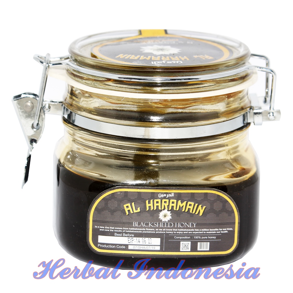 Madu Arab AL HARAMAIN 500 gram |  BlackSeed Honey  ALHARAMAIN 500gr