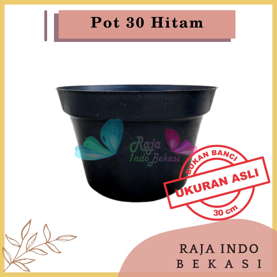 Pot 30 Hitam Pot Tanaman Hias Pot 30 Cm Hitam Tebal Murah Grosir Bibit Pot Bunga Pot 30 Murah Grosir