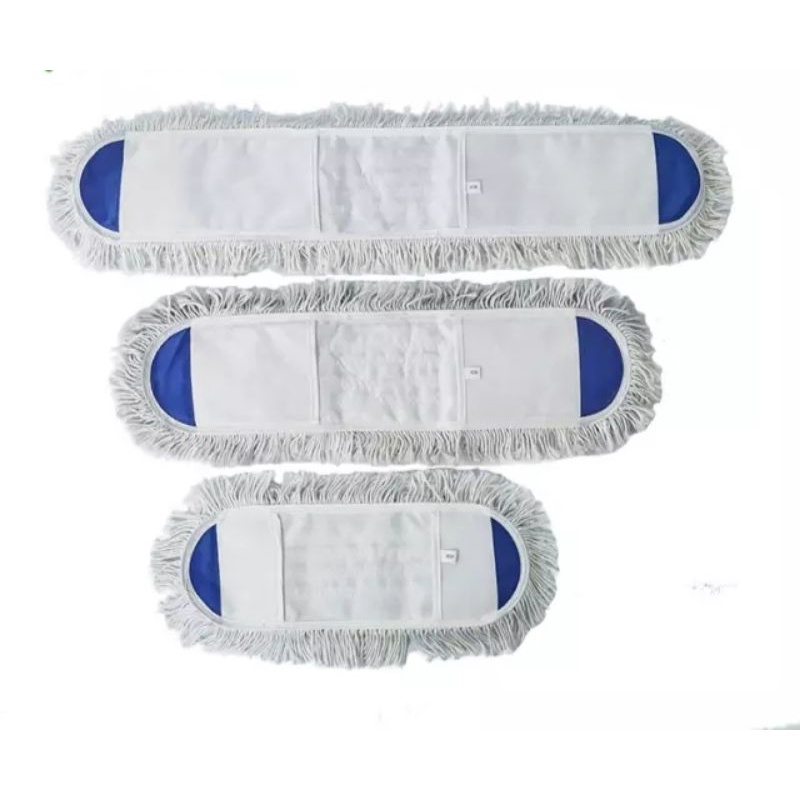 REFILL Cotton Dust Mop Pel Lantai Kering 40cm , 60cm , 80cm