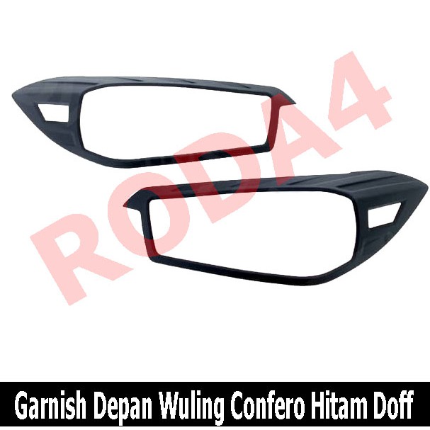 Garnish Lampu Depan Wuling Confero Hitam Black Edition