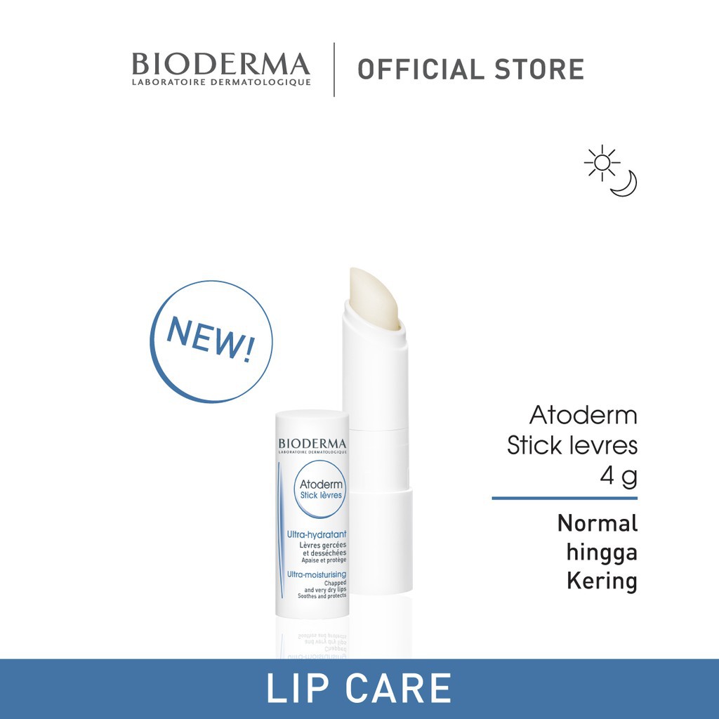 Jual BIODERMA ATODERM STICK LEVERS ULTRA-MOISTURIZING LIP BALM | Shopee ...