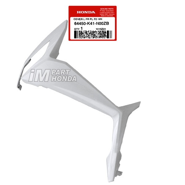 64450-K41-N00ZB Cover Sayap Kiri New Supra X 125 Fi 2014 Putih