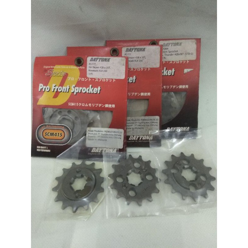 gear depan daytona 428