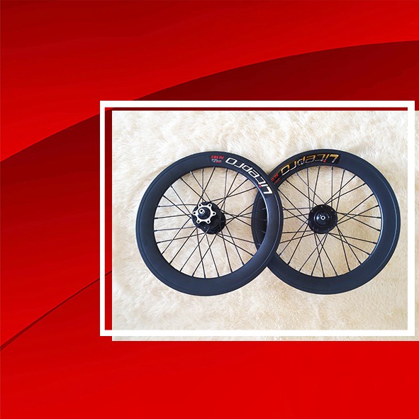 Wheelset Litepro 16 Plus 349 S42 Discbrake DB Discbrake 11 Speed For Gust Brompton TROY