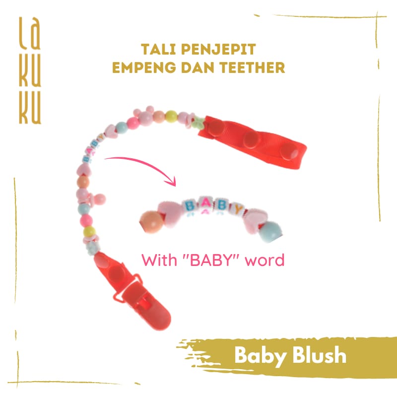 Lakuku - Tali Klip Clipper Pacifier Empeng Teether Pita Bayi