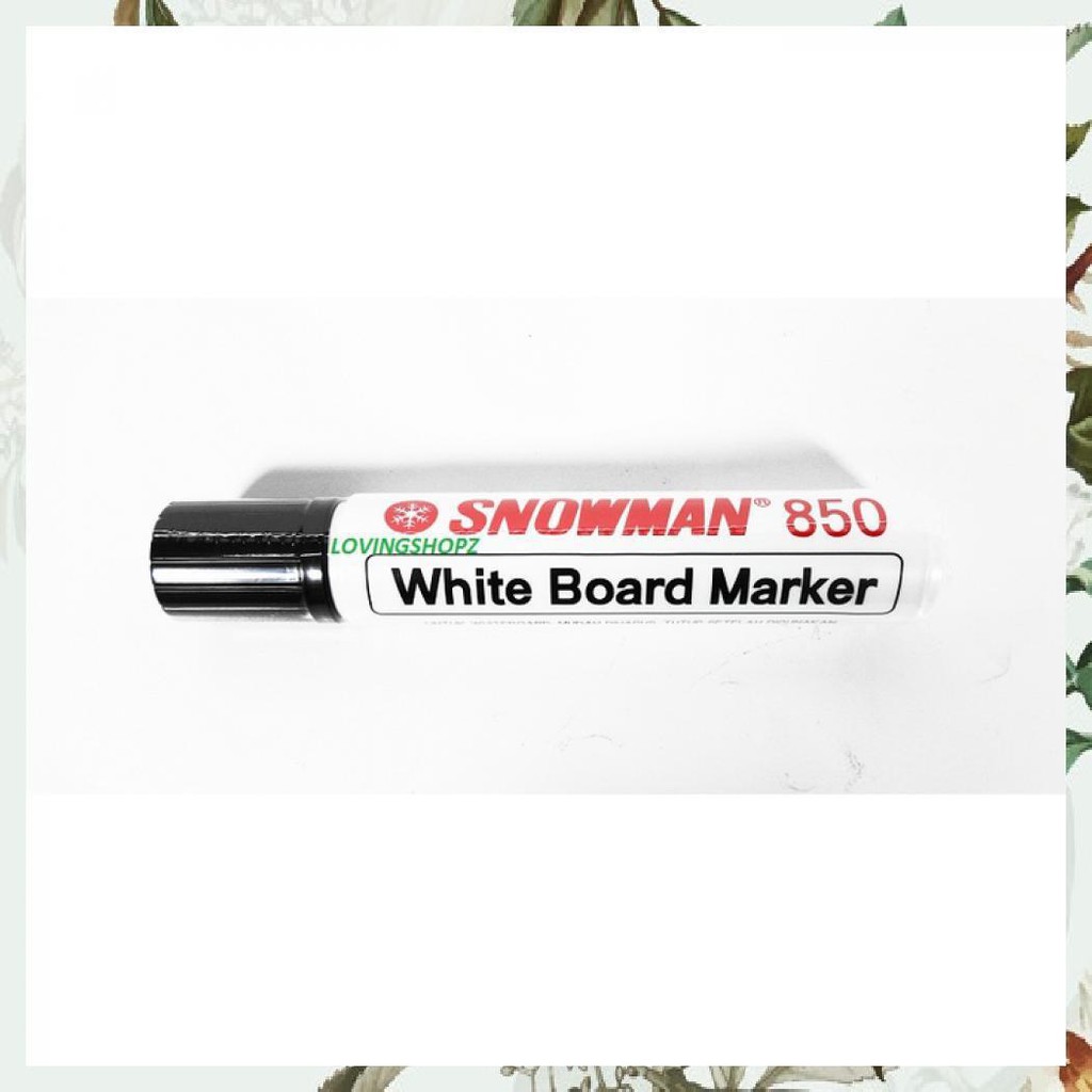 

Spidol Snowman No.850 Whiteboard, Spidol Jumbo Buat Whiteboard - Hitam
