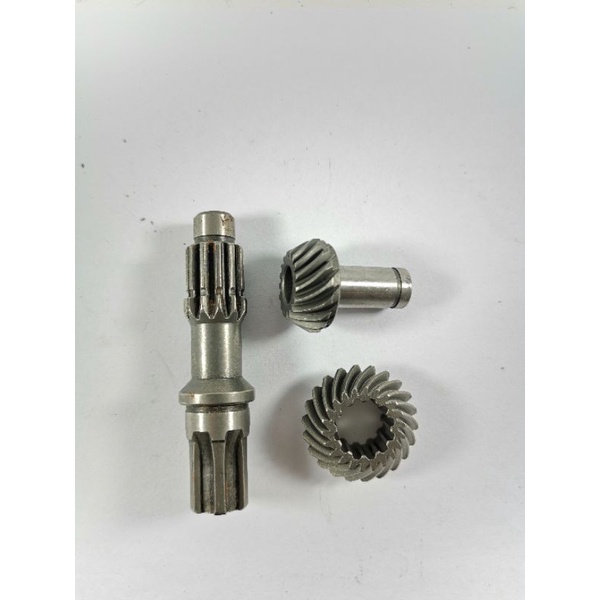BG 328 pinion gear shaft set (segi 4) gigi set gear case mesin potong rumput 328
