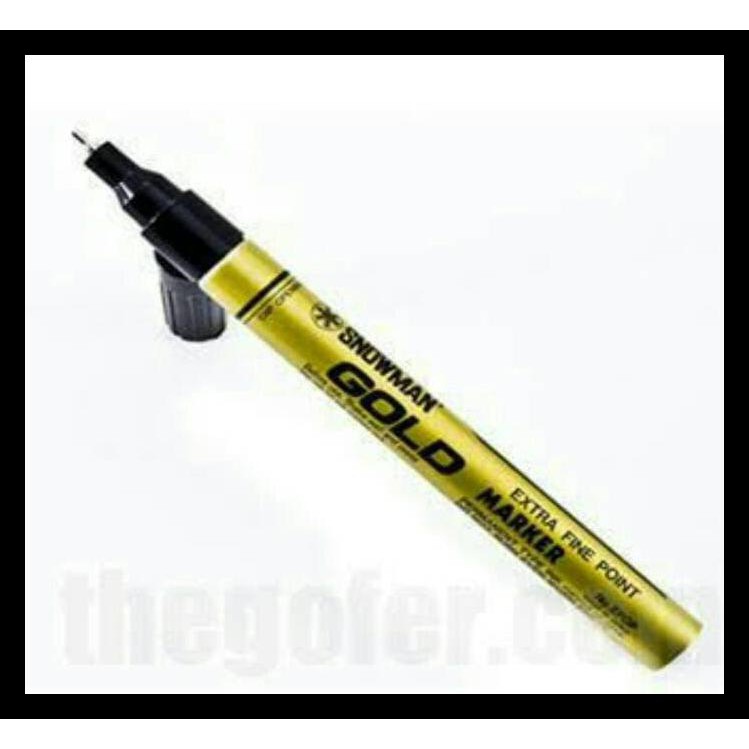 

Big Sale Spidol Emas / Snowman Gold / Silver Marker Extra Fine Point Promo