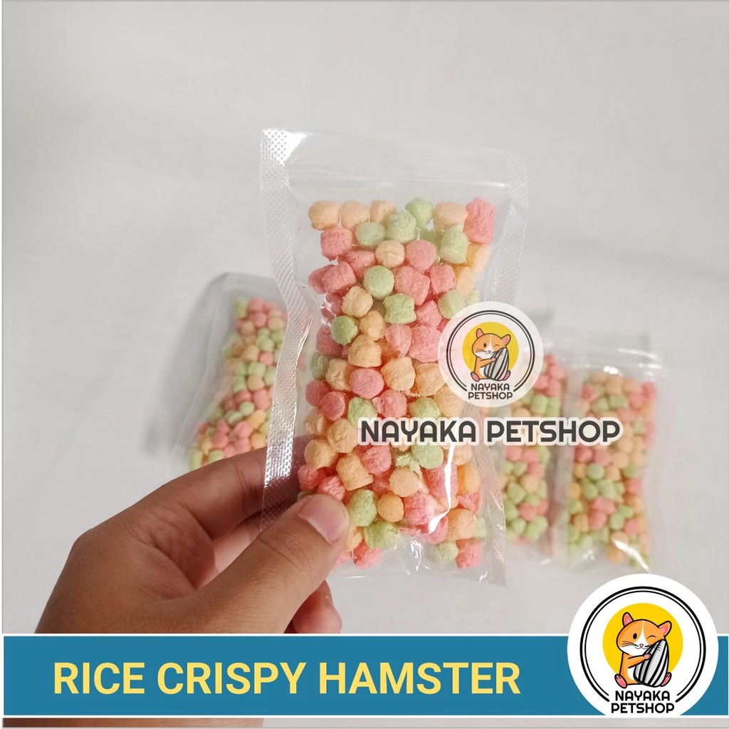 Snack Hamster Rice Crispy Makanan Cemilan Extra Food Camilan