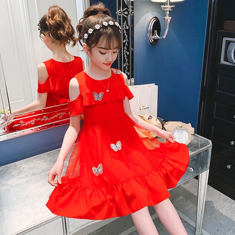 Dress Anak Kupu2 Import