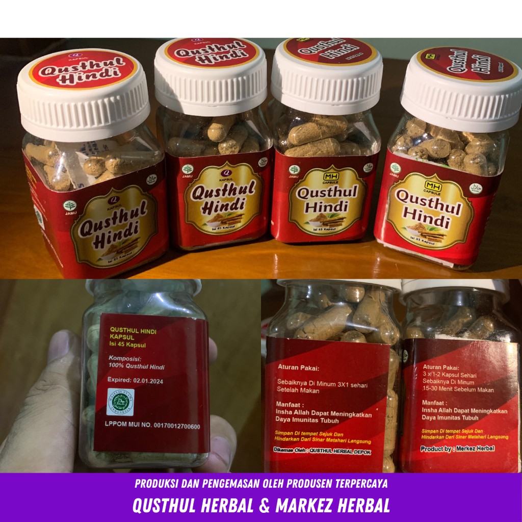 QUSTHUL HINDI Ustadz Adi Hidayat Khustul Qhustul Kustul Qustul Qust Hindi Obat Herbal Pernafasan C19-5