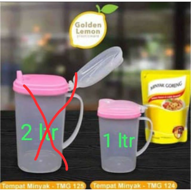 Tempat minyak golden sunkits 1L lemony