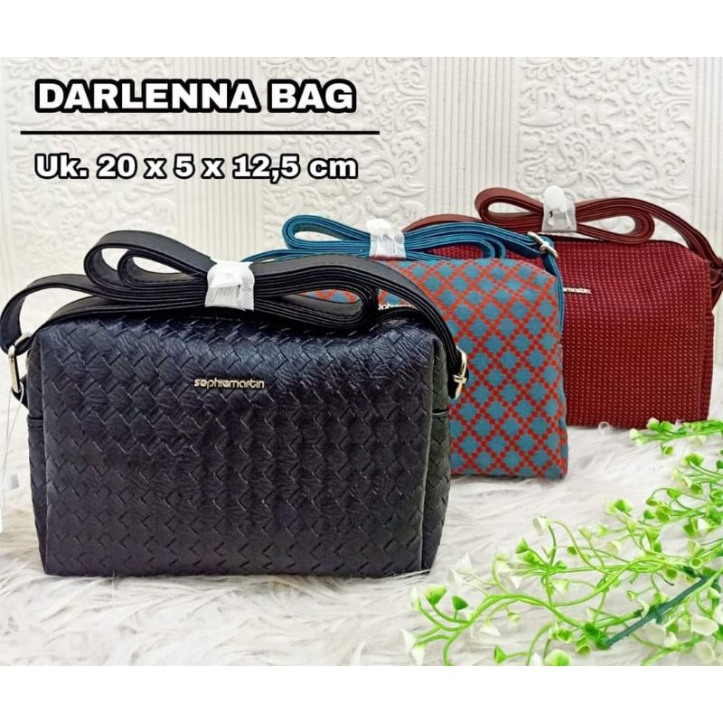 TAS DARLENNA : PVC BLACK / NYLON BROWN / NYLON BURGUNDY / NYLON TOSCA / NYLON BLACK , SOPHIE MARTIN PARIS OFFICIAL PROMO ORIGINAL SELEMPANG WOMAN BAG kk