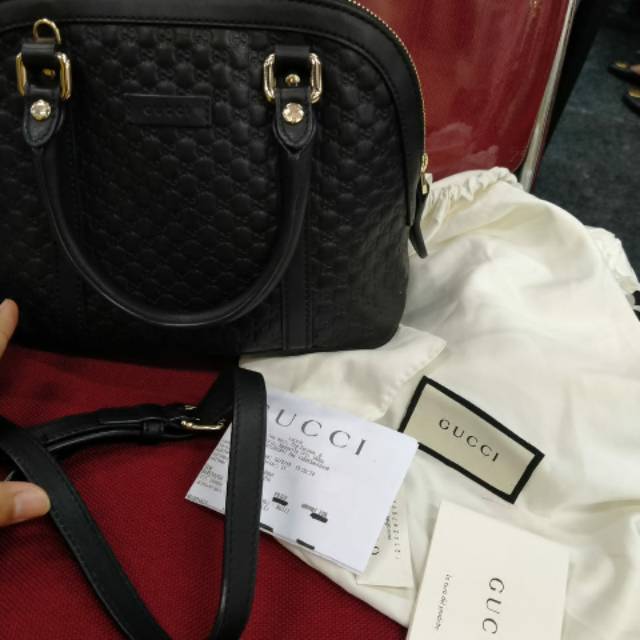 gucci mini alma black (pelunasan)