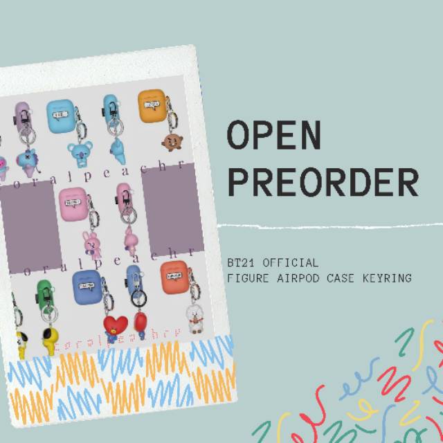 BT21 Figure Airpod Case