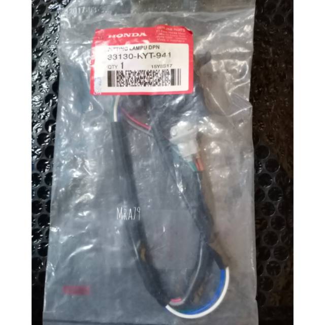 Pitting FitIng Socket Lampu Depan Honda Scoopy Karbu Lama