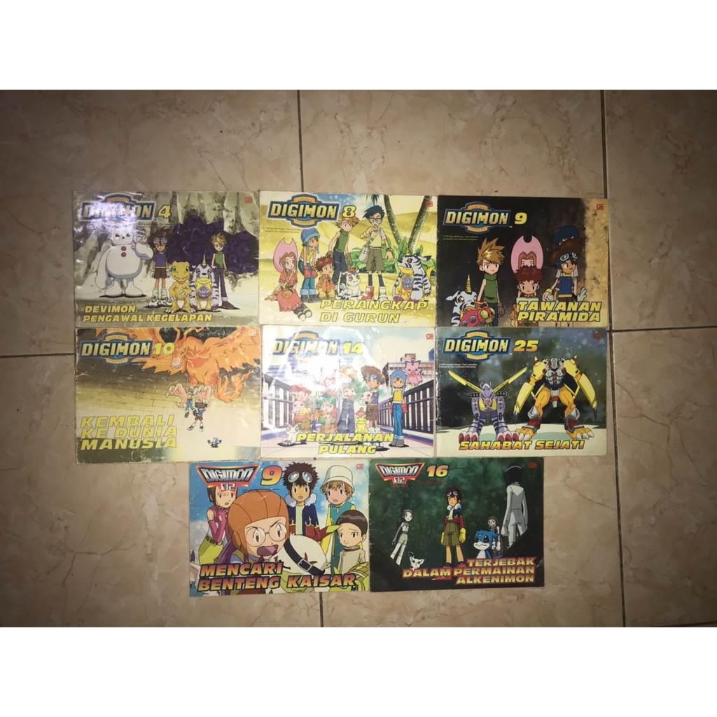 Buku Bacaan Komik Digimon Adventure