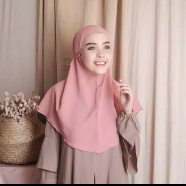 Bergo Maryam wolfis 1 layer | Hijab Instan | Jilbab Bergo