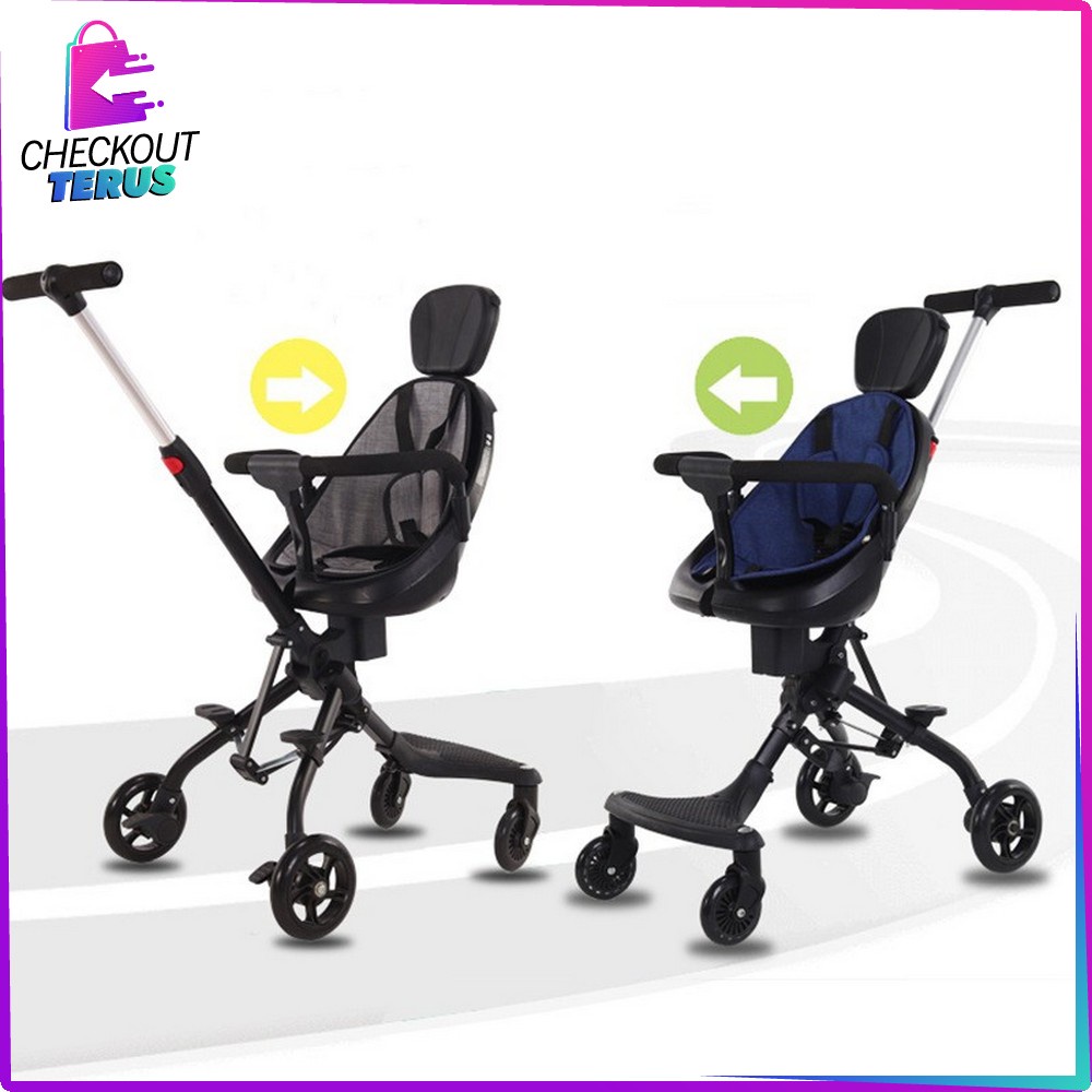 CT C228 Magic Stroller Bayi Roda 4 Impor Kereta Dorong Bayi Stroler Kereta Anak Bayi Praktis Untuk Berpergian