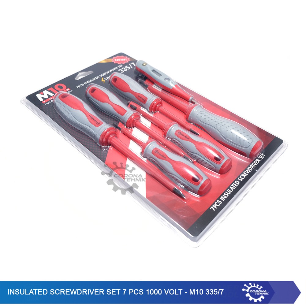 Obeng listrik Insulated Screwdriver Set 7 Pcs 1000 Volt - M10 335/7