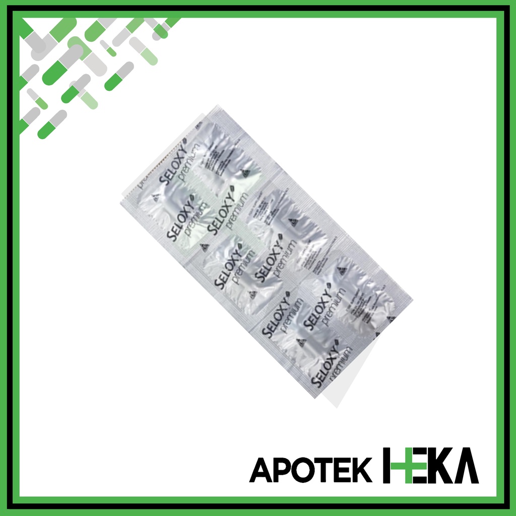 Seloxy Premium Strip isi 6 - Suplemen Menjaga Kesehatan Kulit (SEMARANG)