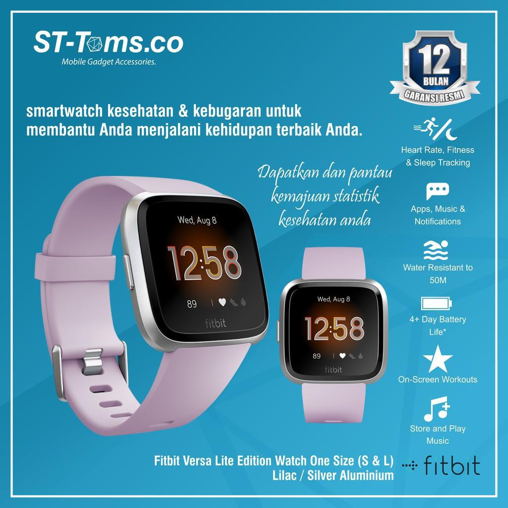 fitbit versa lite edition lilac