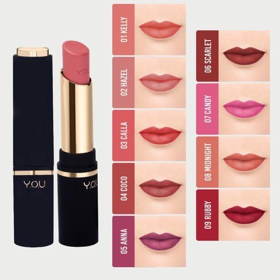 ⚡️BIG SALE⚡️ Y.O.U Supreme Matte Lipstick 3.2gr - Basic Collection [Long-wear Lip Color&Rich] - YOU 