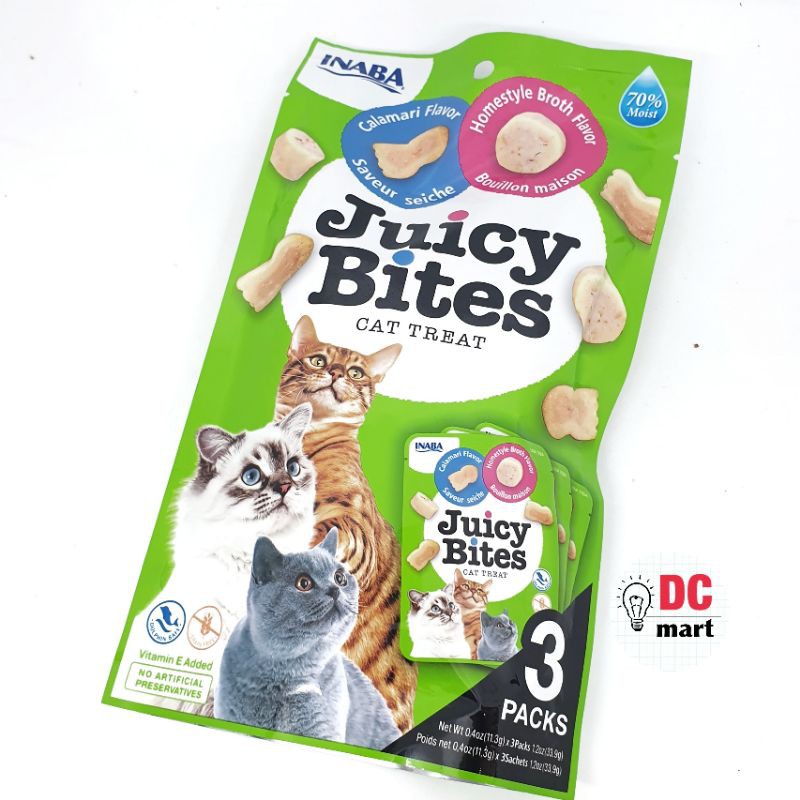 Inaba JUICY BITES Cat Treat ( isi 3 sachet) / Snack Kucing