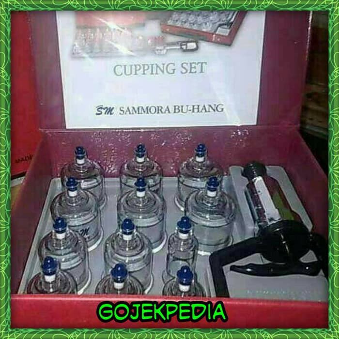 Alat Bekam Kop Angin Sammora 12 Kop Angin Limited
