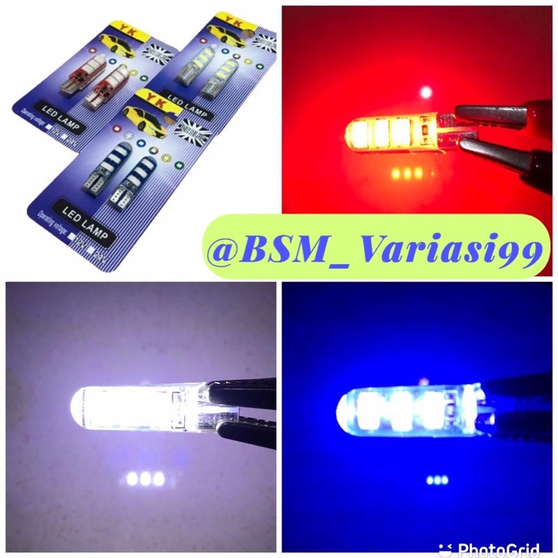 PROMO TERMURAH SEN JELLY FLASH 6LED HARGA SEPASANG/ 2pcs