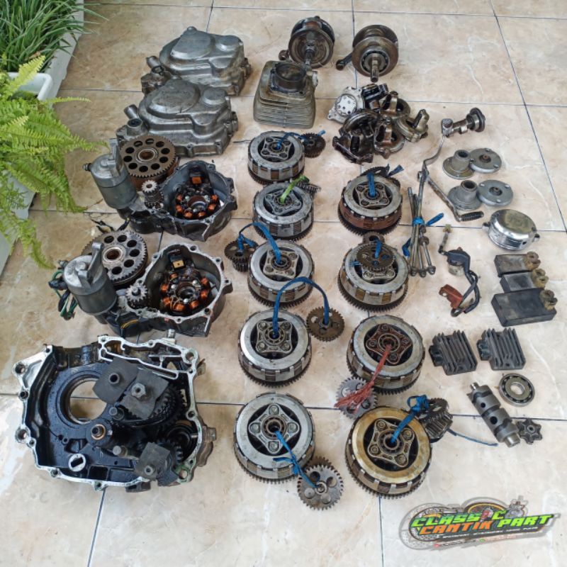 drafgear megapro ori copotan, primer sekunder set megapro