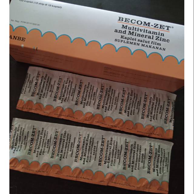 Vitamin C/Becom-zet(vit C, E dan Zinc)