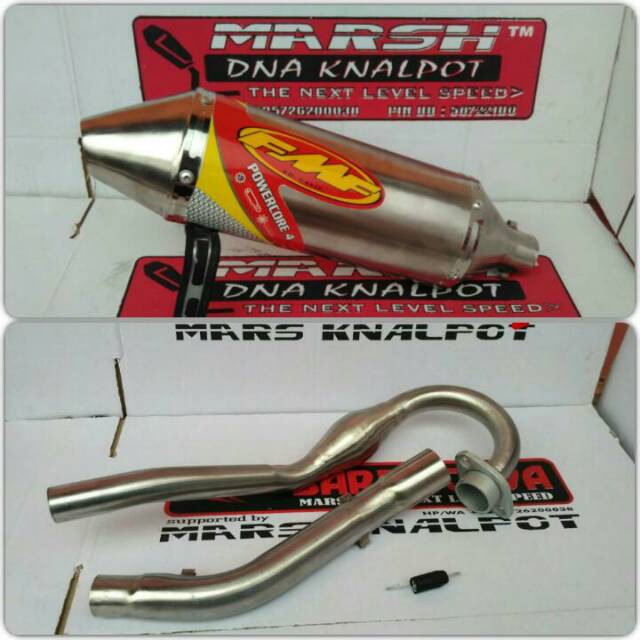 Knalpot Klx Dtracker fmf power core 4
