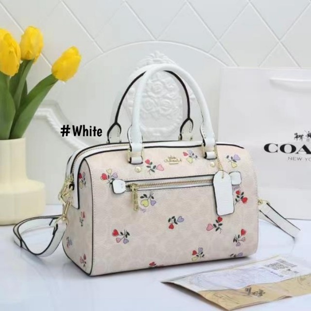 Tas Coach Speedy Rowan Floral Satchel 6838 Semi Premium