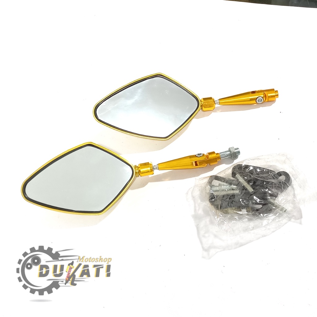 SPION TOMOK MODEL FAIRING GOLD KACA BENING