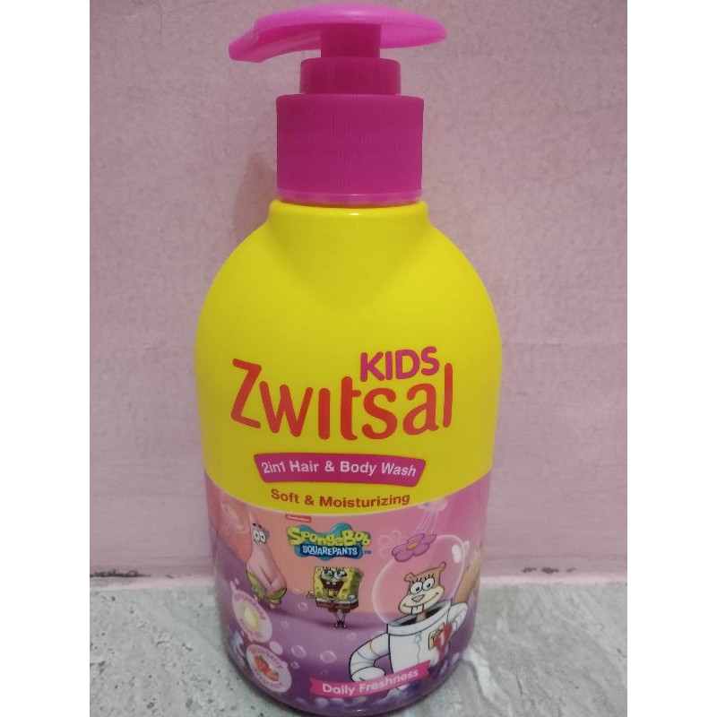 Zwitsal Kids Bath 2 in 1 hair  and body, bubble bath 280ml