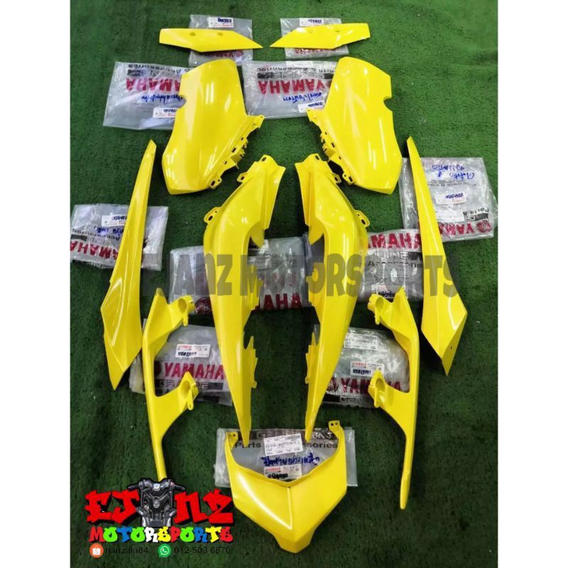 Cover body halus fullset Yamaha XMAX Original Kuning