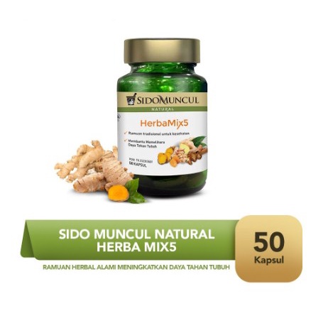 

HerbaMix5 Sido Muncul - Ramuan Herbal Alami Daya Tahan Tubuh