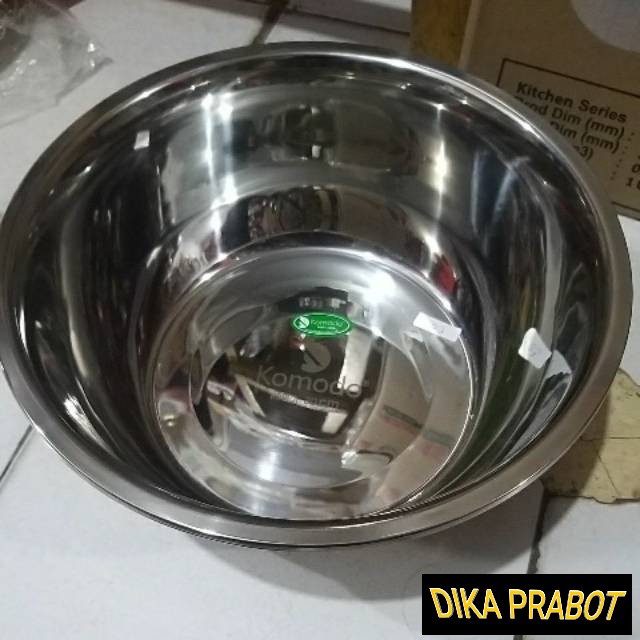 Baskom komodo stainless 30cm