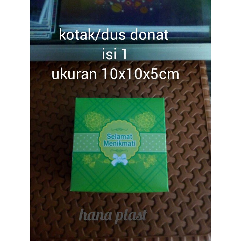

Dus donat/kotak donat kecil isi 1
