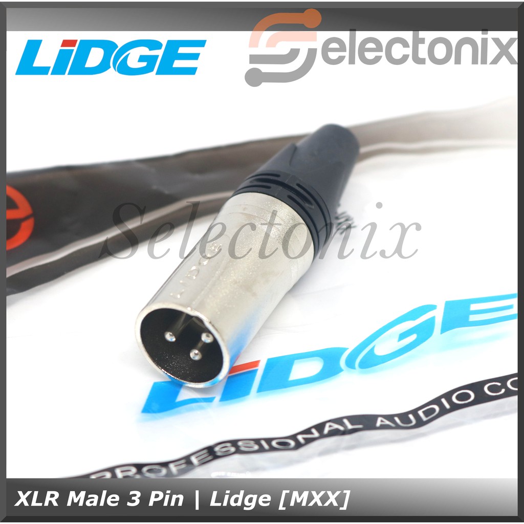 Konektor XLR 3 Pin Male | Lidge [MXX]